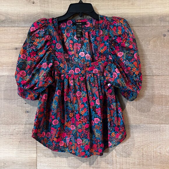 SMYTHE square neck tunic - liberty multi floral size XS - Picture 3 of 8